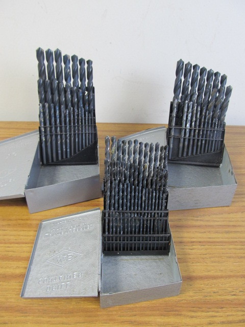 lot 20 image: 3 Very Nice W&ampB Drill Bit Indexes