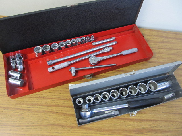 lot 21 image: Quality Vintage Socket Sets - Williams & Klein Tools