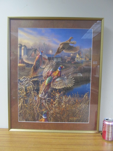 lot 54 image: Full House Signed Numbered Wildlife Print by James Meger