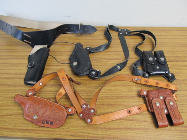 lot 124 image: Group of Leather Holsters