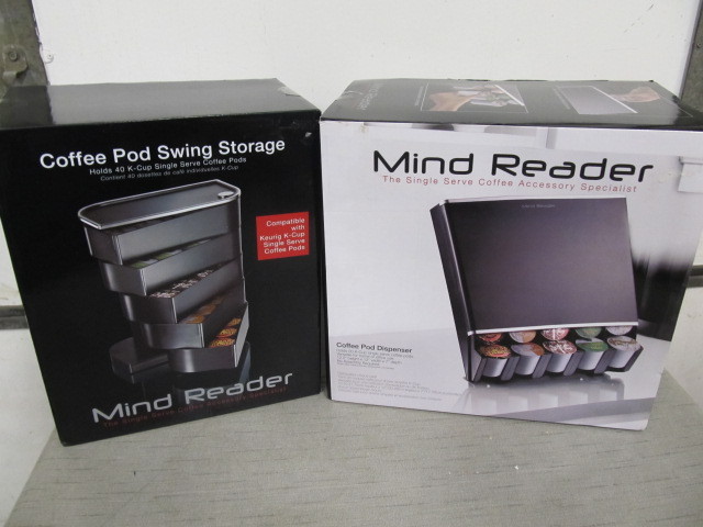 lot 140 image: 2 BRAND NEW Single Serve Coffee Storage Systems