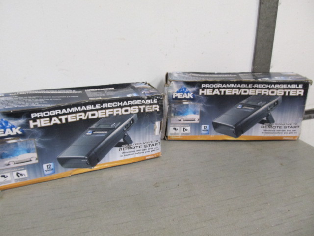 lot 156 image: 2 NEW Programmable HeaterDefrosters