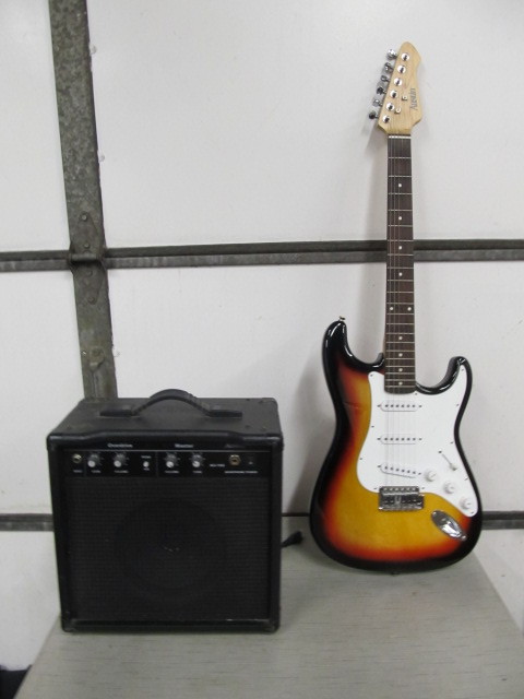 lot 162 image: AUSTIN Electric Guitar wAmplifier