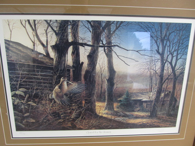 lot 193 image: Framed Signed & Numbered Terry Redlin Print