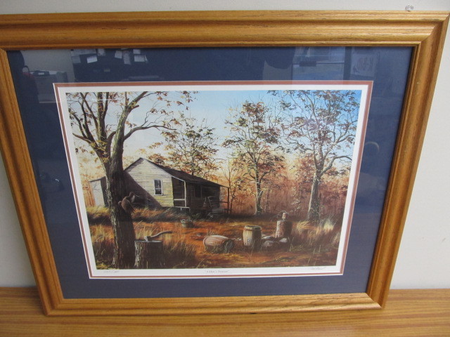 lot 196 image: Framed Signed & Numbered Jim Hansel Print