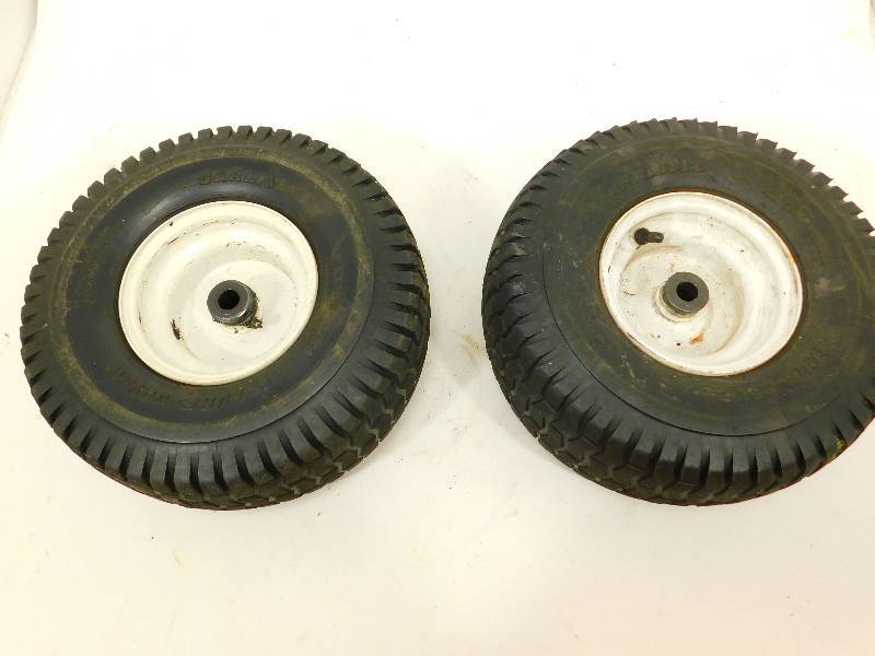 (2) Lawnmower Wheels and Rims