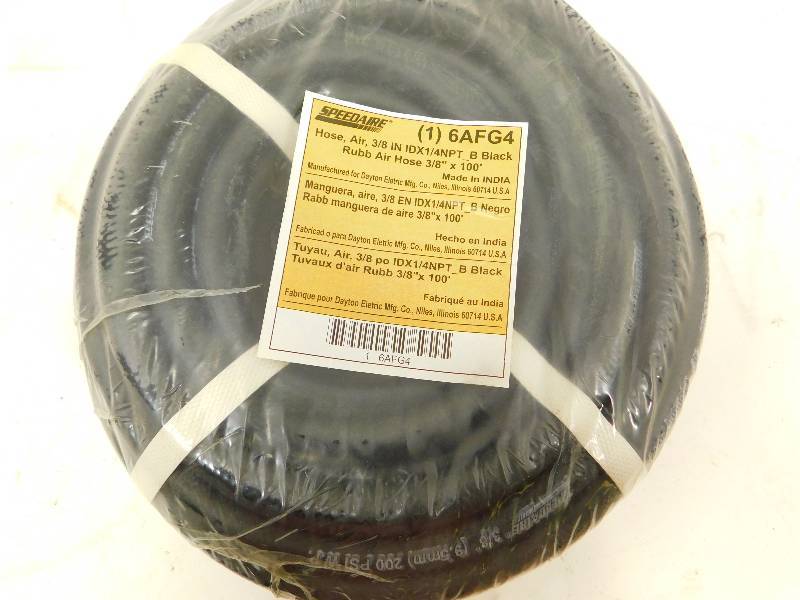 New 100 38 Speedaire Pneumatic Rubber Hose