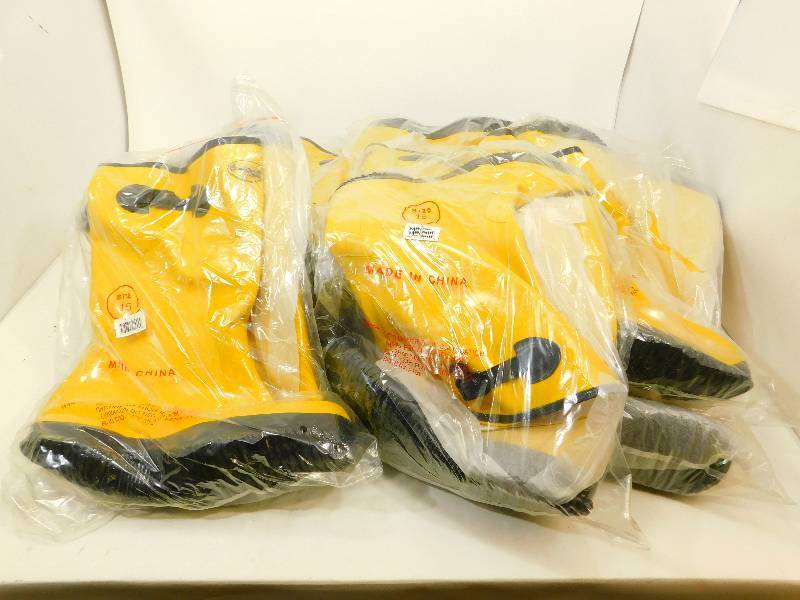 (8) Pairs of New Rubber Boots - Size 15