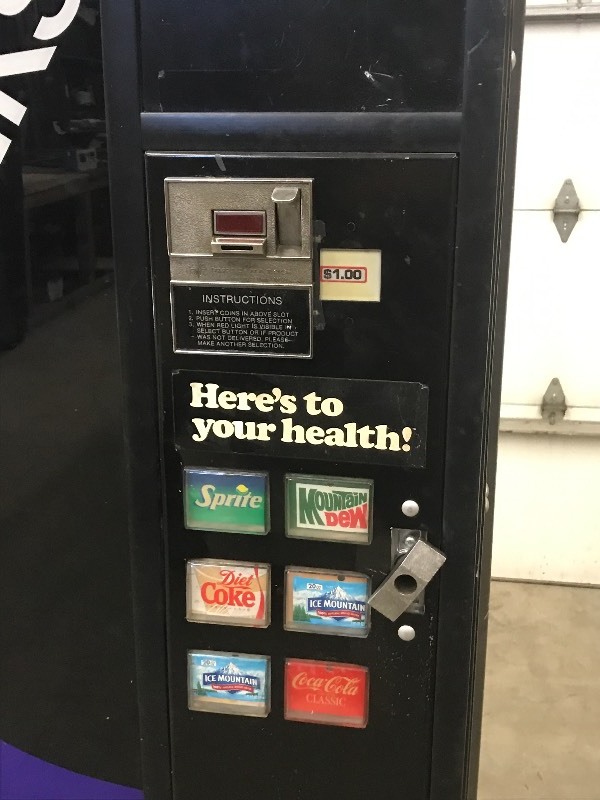 lot 5 image: Pop Vending Machine