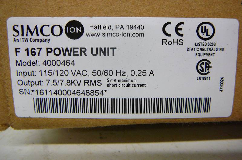 Simco F167 Power Unit
