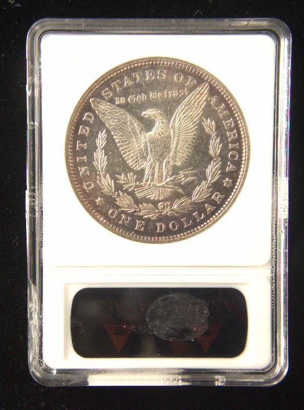 1879 MORGAN SILVER DOLLAR MS62 DMPL ANACS SHARP COIN