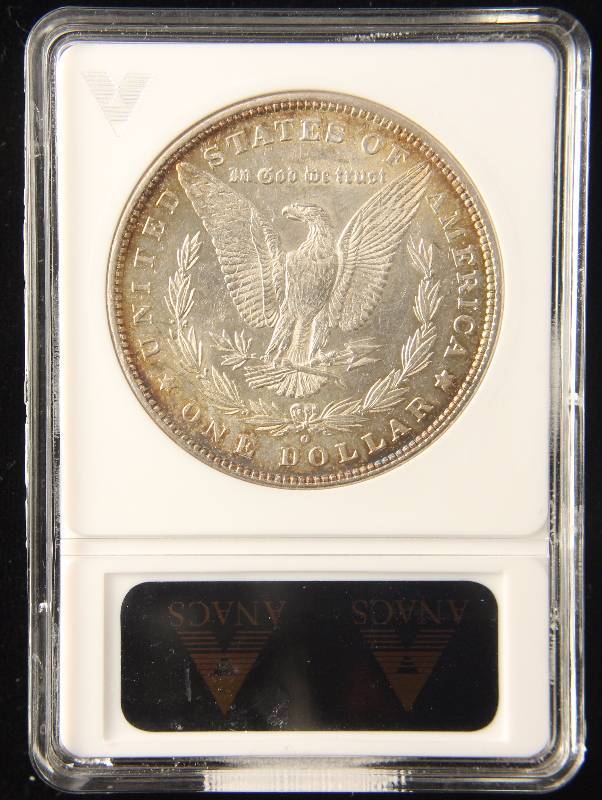 188079-O MORGAN SILVER DOLLAR VAM4 AU55 ANACS