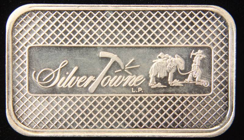 1 TROY OZ. .999 FINE SILVER PROSPECTOR BY SILVERTOWNE