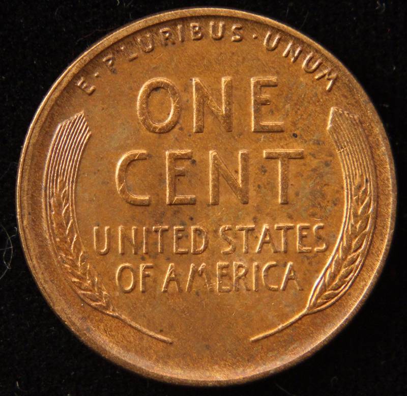 1918-S US WHEAT CENT SHARP BU-UNC