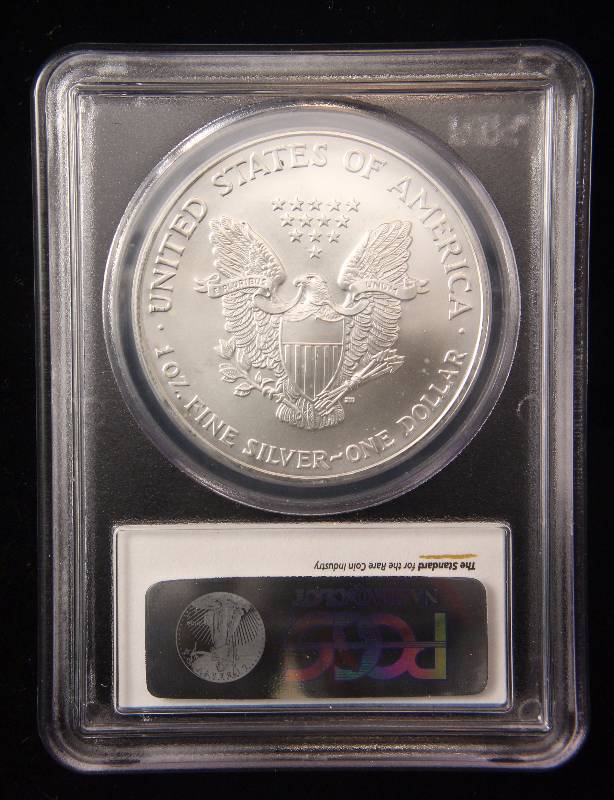2006 AMERICAN SILVER EAGLE 1 TROY OZ. .999 FINE SILVER DOLLAR GEM BU PCGS