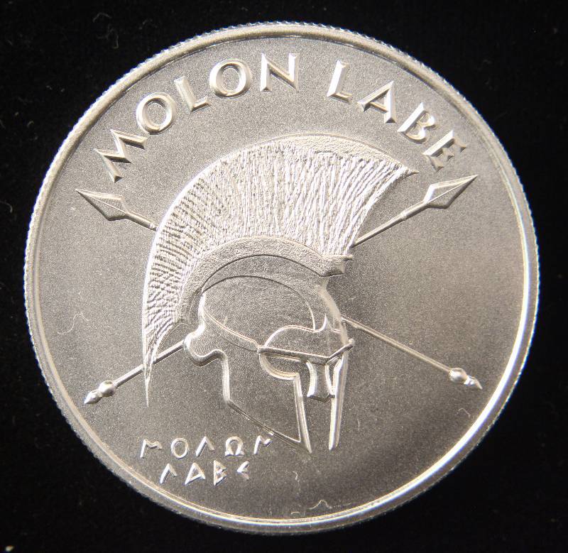 1 TROY OZ. .999 FINE SILVER 2017 COME & TAKE IT RIFLE ROUND