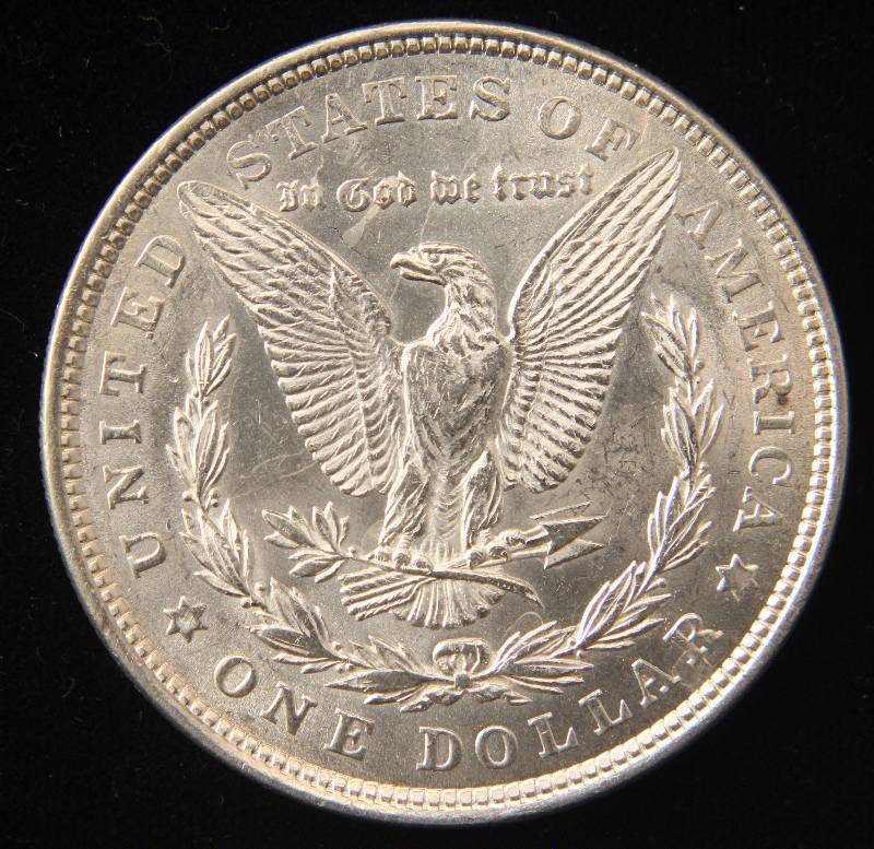 1921 MORGAN SILVER DOLLAR SHARP BU-UNC