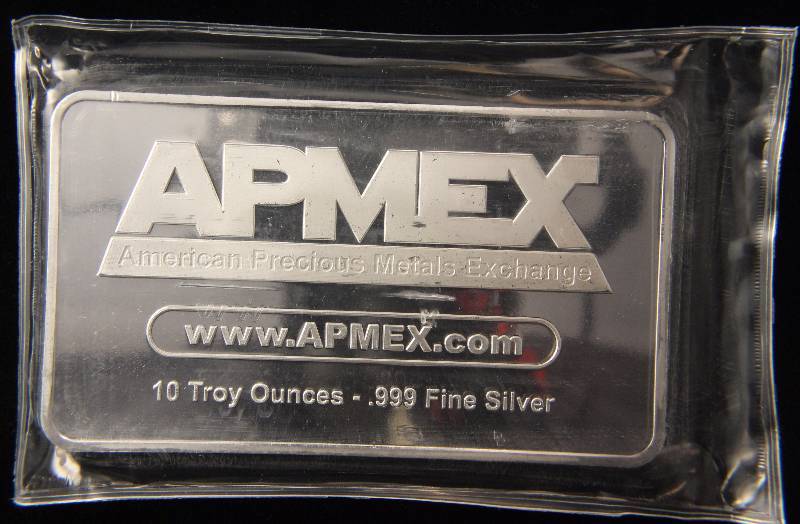 10 TROY Oz. .999 FINE SILVER BAR TEN COMMANDMENTS SEALED