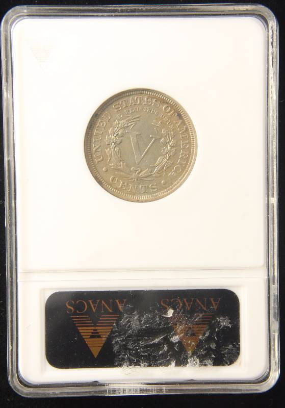 1912 LIBERTY V NICKEL MS61 ANACS NICELY TONED