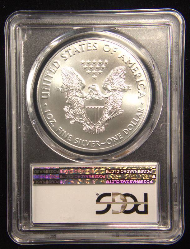 2017 W AMERICAN SILVER EAGLE 1 TROY OZ. .999 FINE SILVER DOLLAR MS70 PCGS
