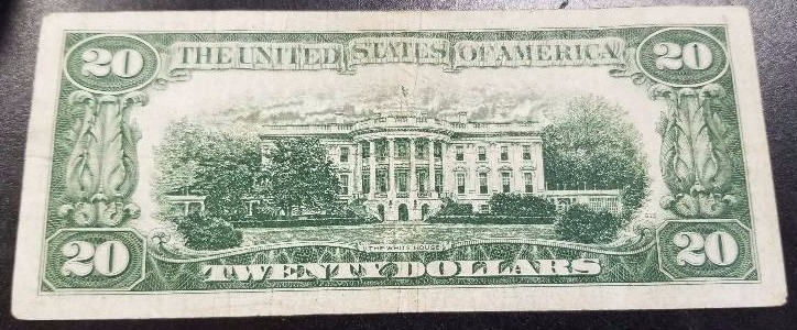 1934-C $20 US FEDERAL RESERVE NOTE MINNEAPOLIS MN