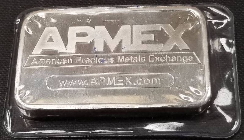 5 TROY Oz. .999 FINE SILVER BAR APMEX SEALED