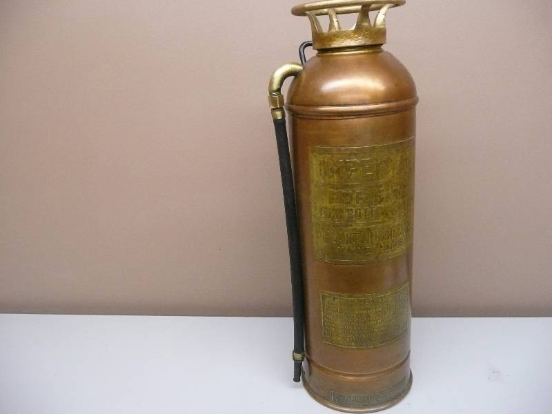 antique fire extinguisher