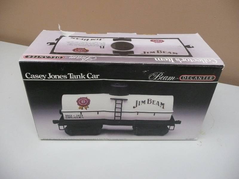 lot 70 image: JIM BEAM VintageAWESOME  - CASEY JONES TANK CAR - COLLECTORS ITEM - LIKE NEWNEVER OUT OF THE BOX - SEE PICTURES