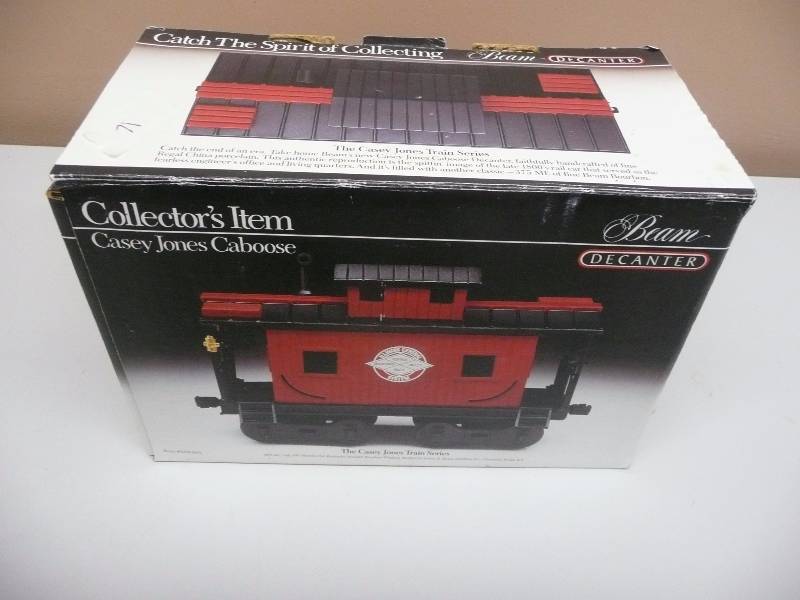 lot 71 image: JIM BEAM VintageAWESOME  - CASEY JONES CABOOSE - COLLECTORS ITEM - LIKE NEWNEVER OUT OF THE BOX - SEE PICTURES