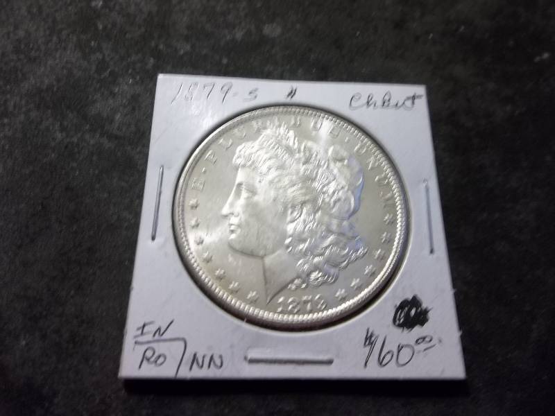 1879 S Reverse 79 Morgan Silver Dollar