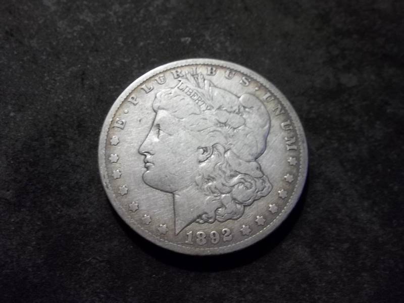 1892 CC  Morgan Silver Dollar