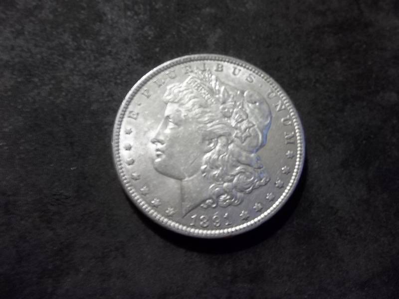 1891 S  Morgan Silver Dollar