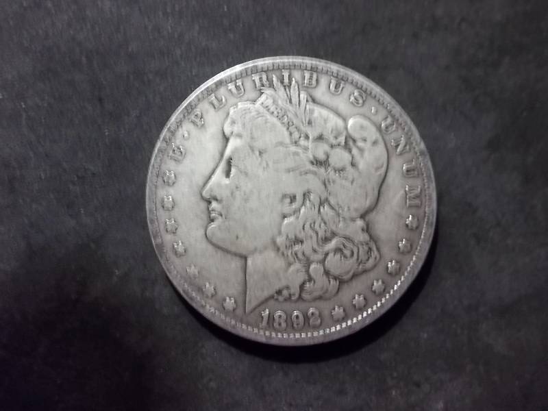 1892 O Morgan Silver Dollar