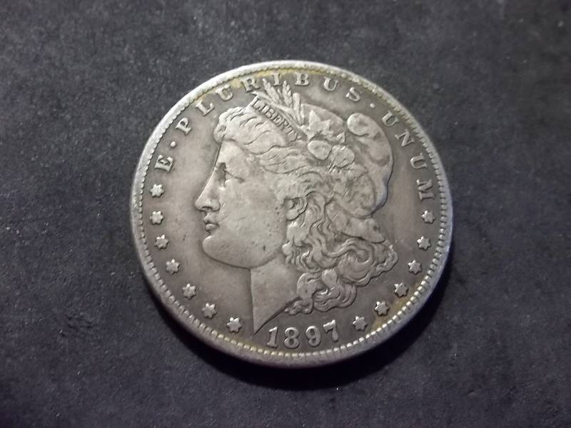 1897 S Morgan Silver Dollar
