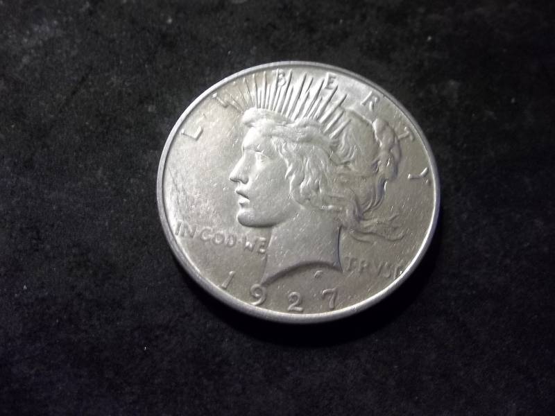 1927 D Peace Silver Dollar