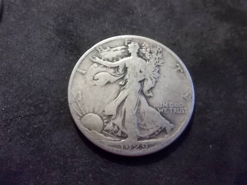 1929 D Walker Half Dollar