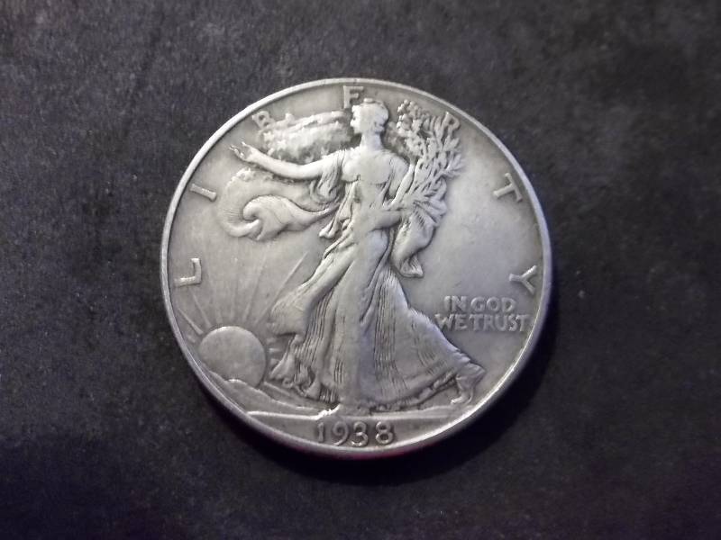 1938 D Walker Half Dollar