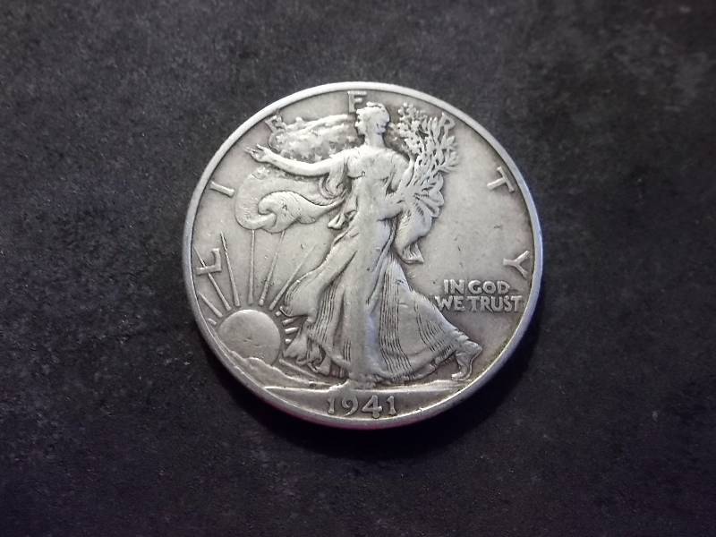1941 S Walker Half Dollar