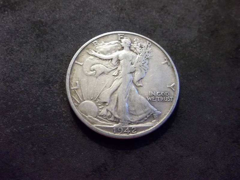 1942 S Walker Half Dollar