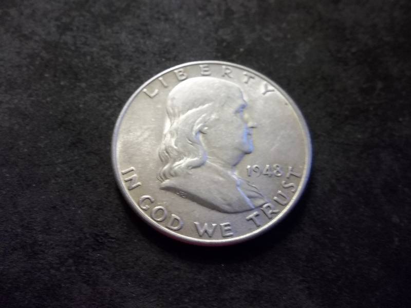 1948 D Franklin Half Dollar