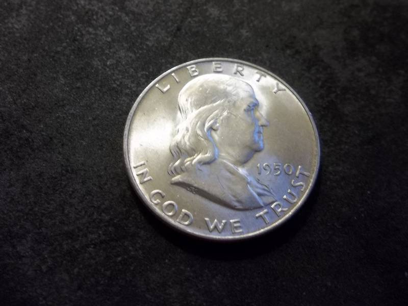 1950 D Franklin Half Dollar