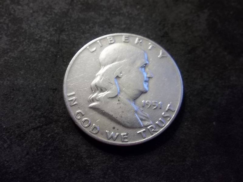 1951 D Franklin Half Dollar