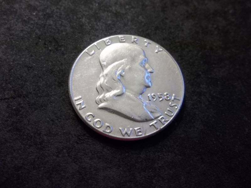 1958   Franklin Half Dollar