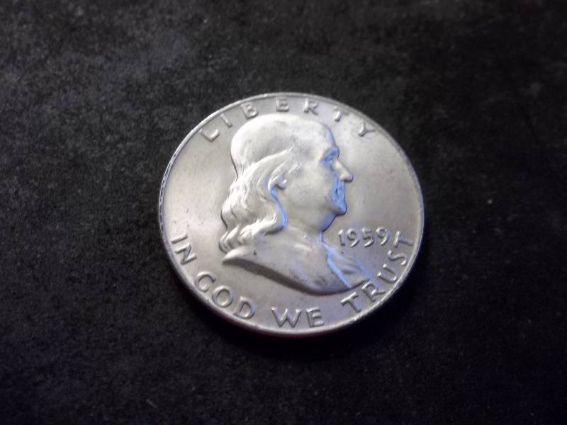 1959 D Franklin Half Dollar