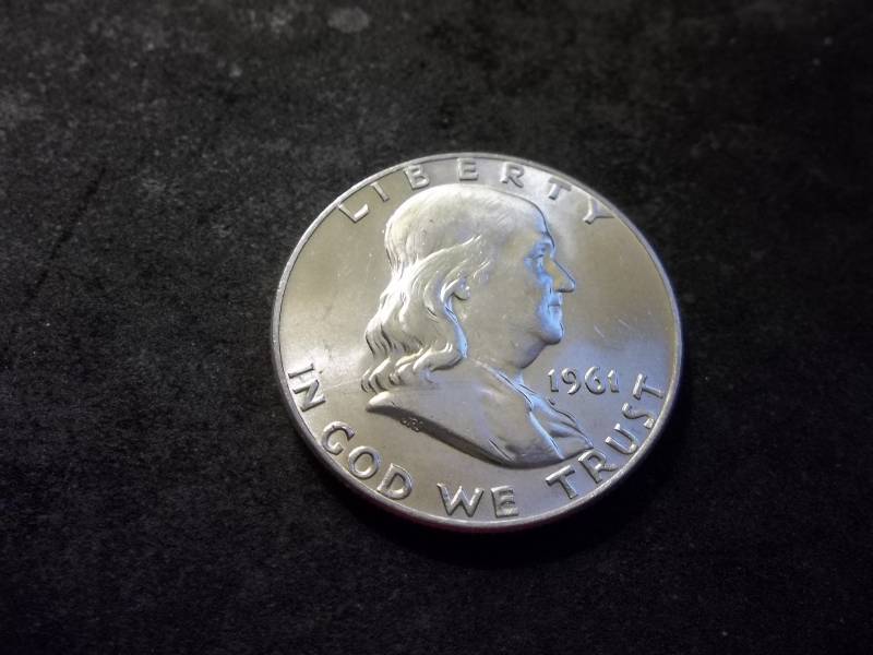 1961 D  Franklin Half Dollar