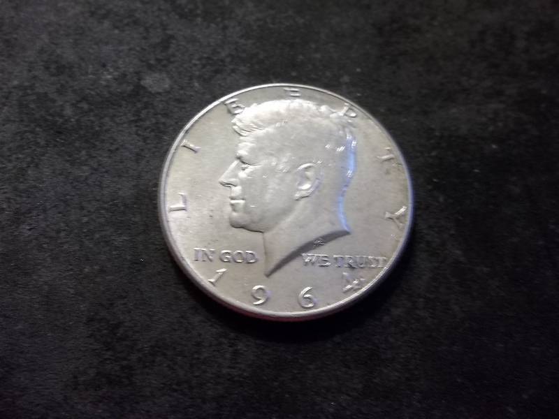 1964 D Kennedy Silver Half Dollar BU
