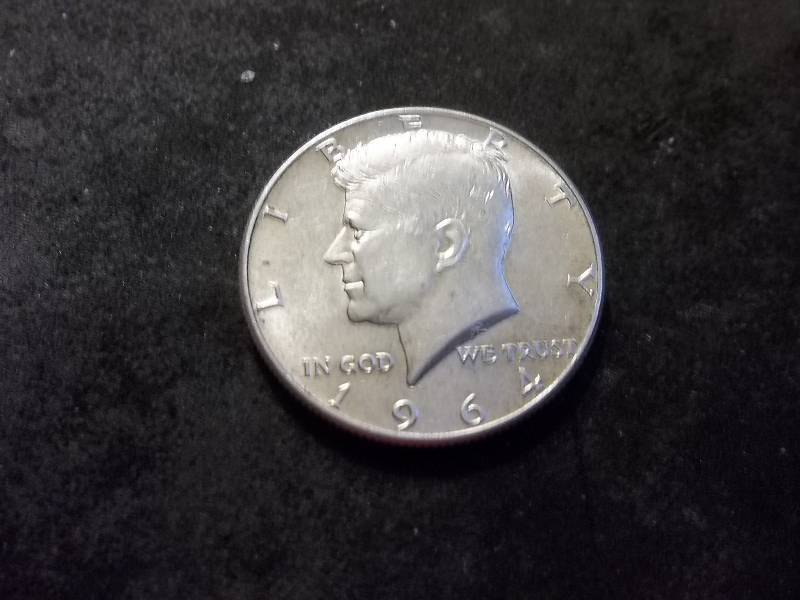 1964 D Kennedy Silver Half Dollar BU