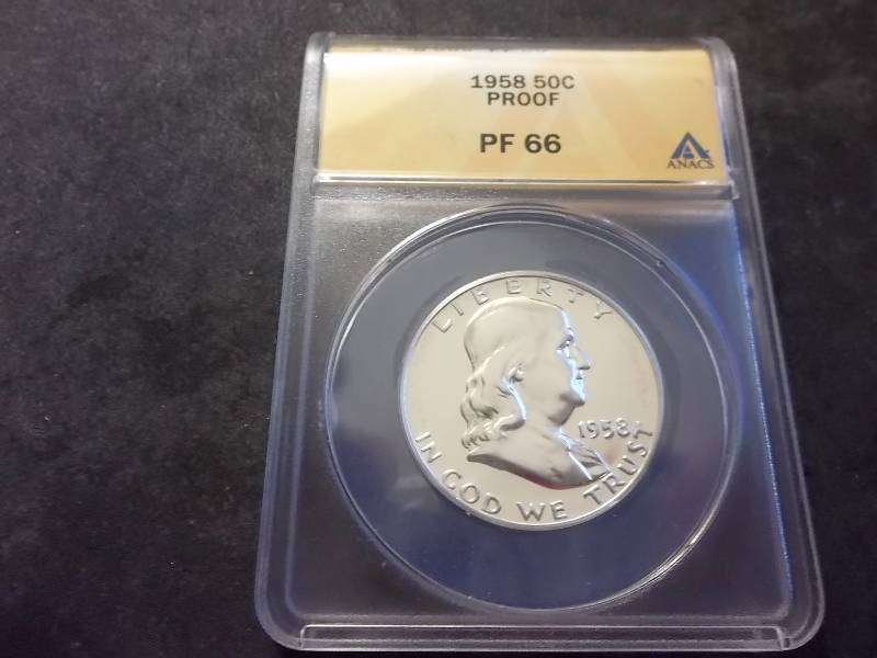 1958   Franklin Proof Half Dollar