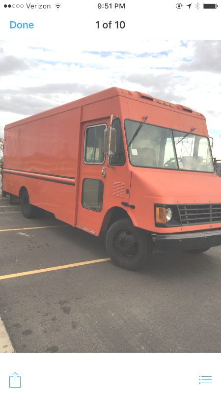 2000  Workhorse Cargo Van wTommyGate
