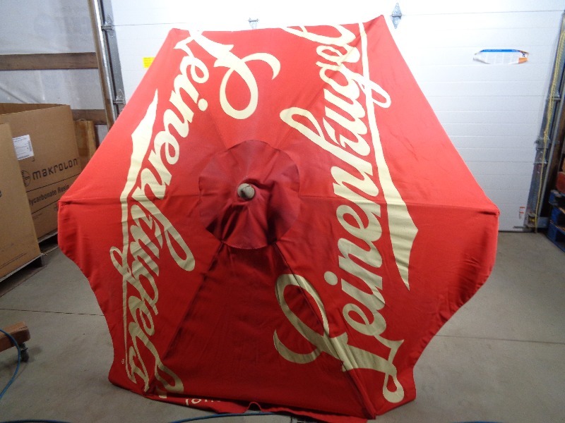 lot 101 image: Leinenkugels Patio Umbrella